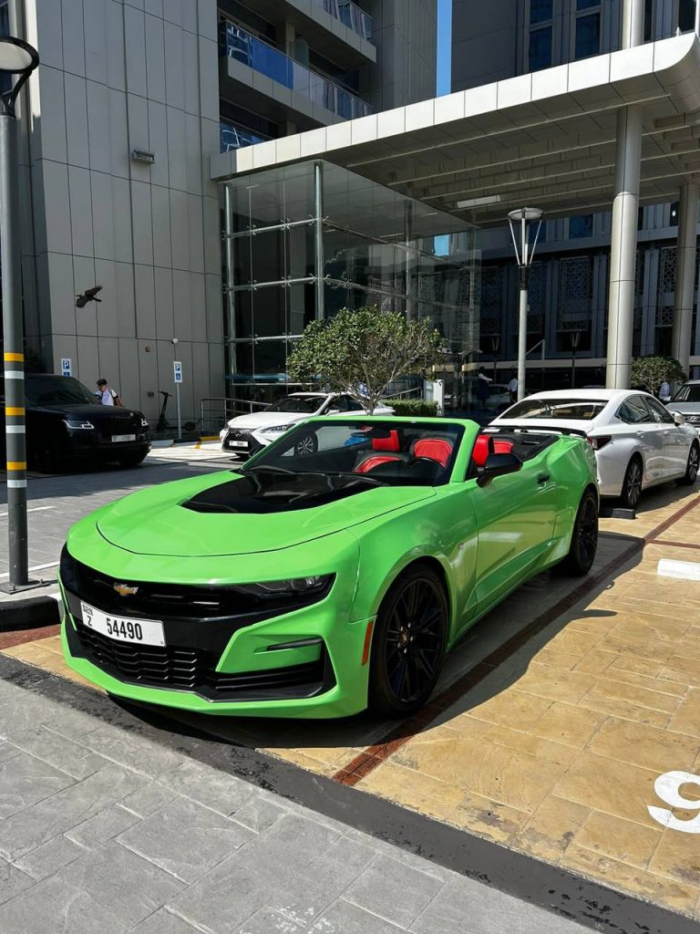 Аренда camaro shevrolet в Дубае