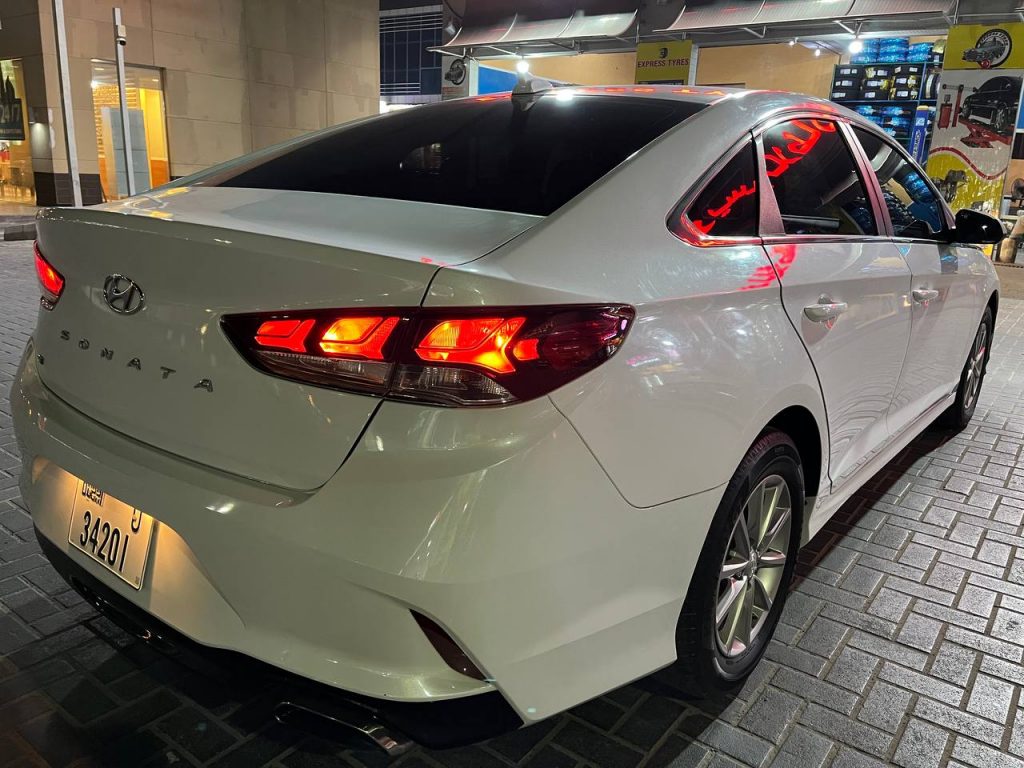 Аренда Hundai sonata white в Дубае