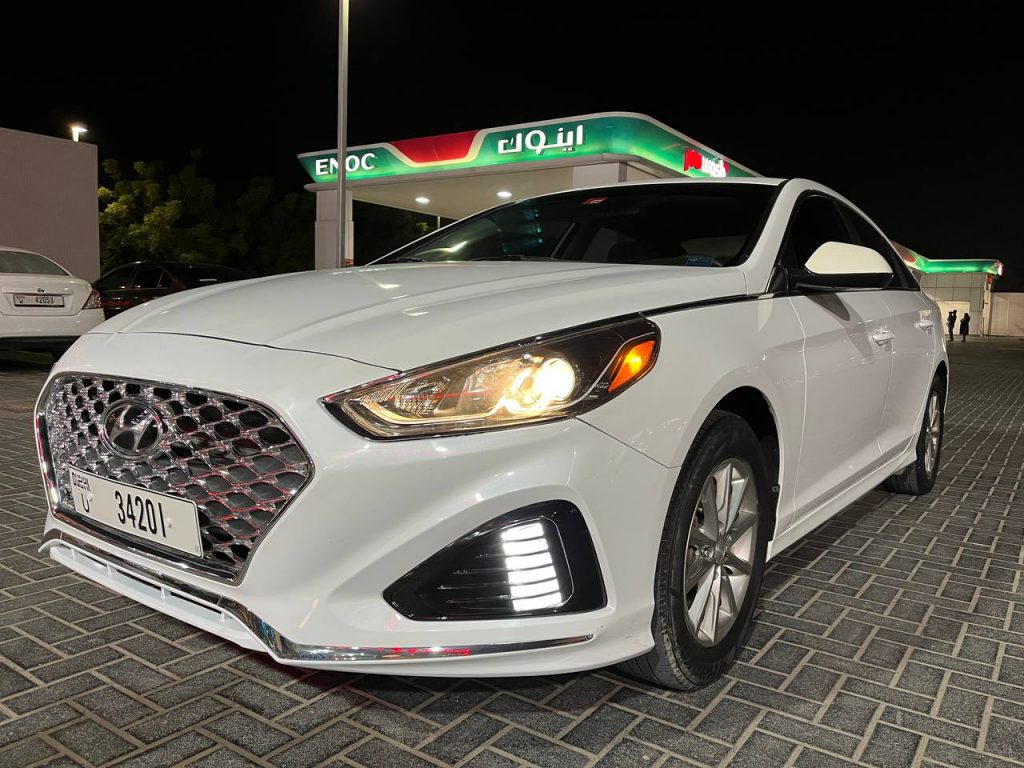 Аренда Hundai sonata white в Дубае