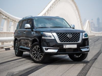 Аренда Nissan Patrol в Дубае black